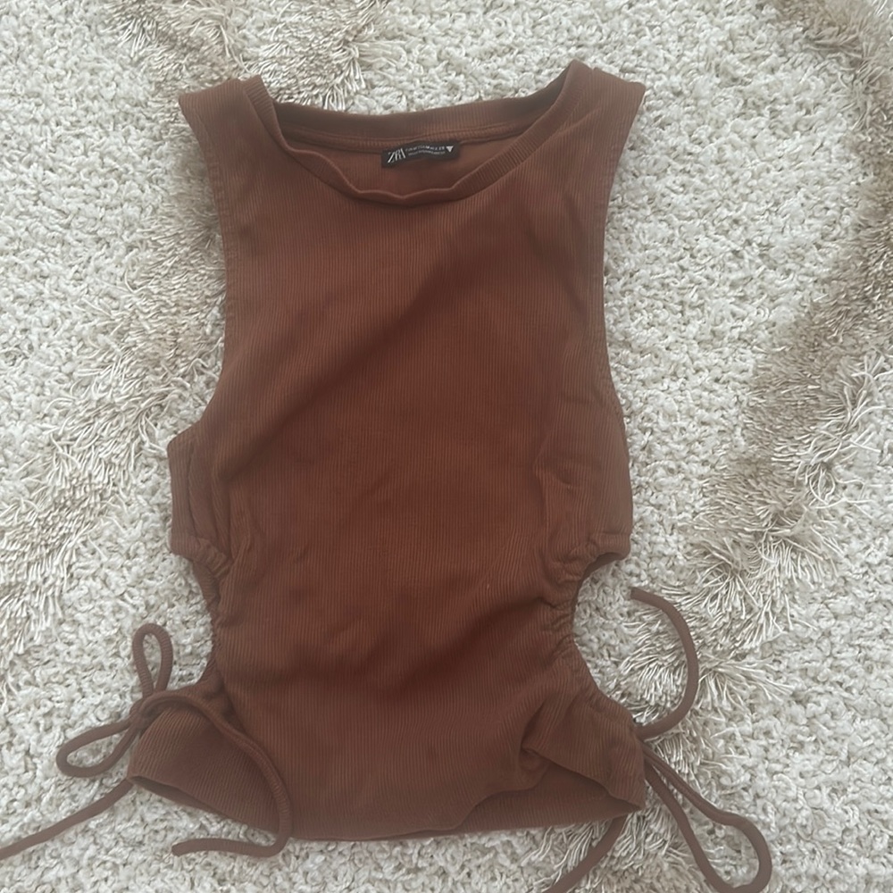 Zara tie top